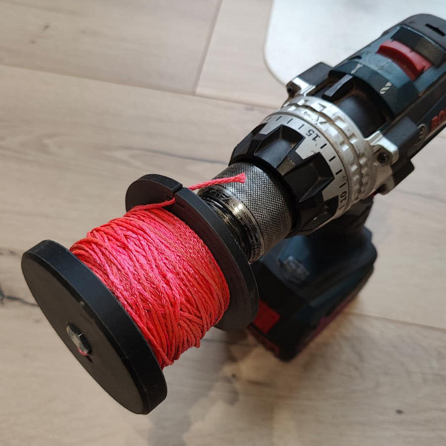 Schnurrolle für Akkuschrauber